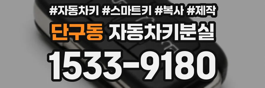 단구동 자동차키분실