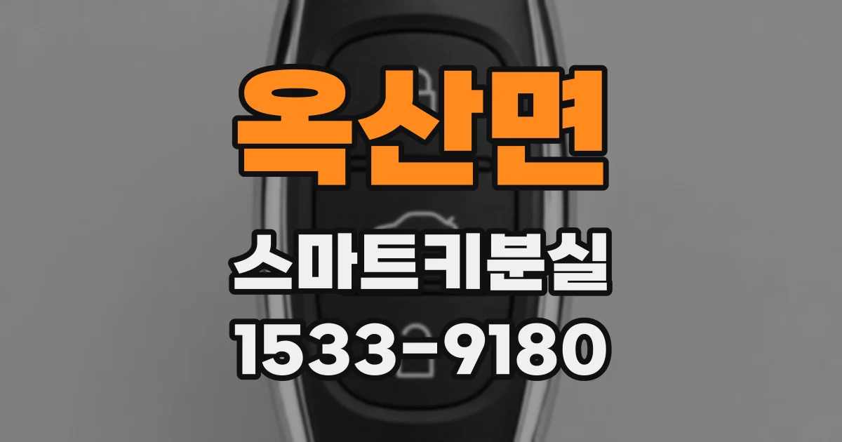 옥산면 스마트키분실