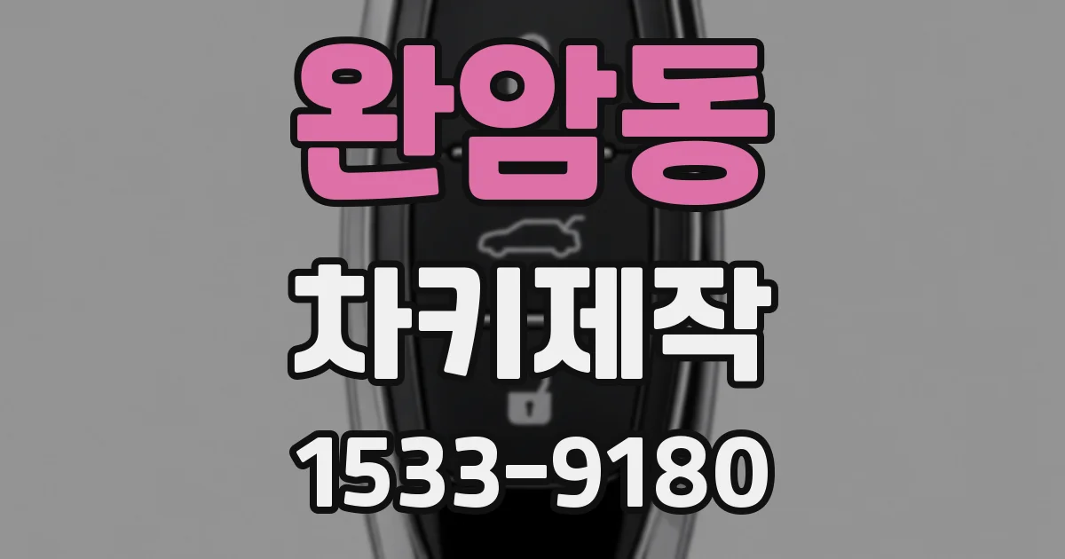완암동 차키제작