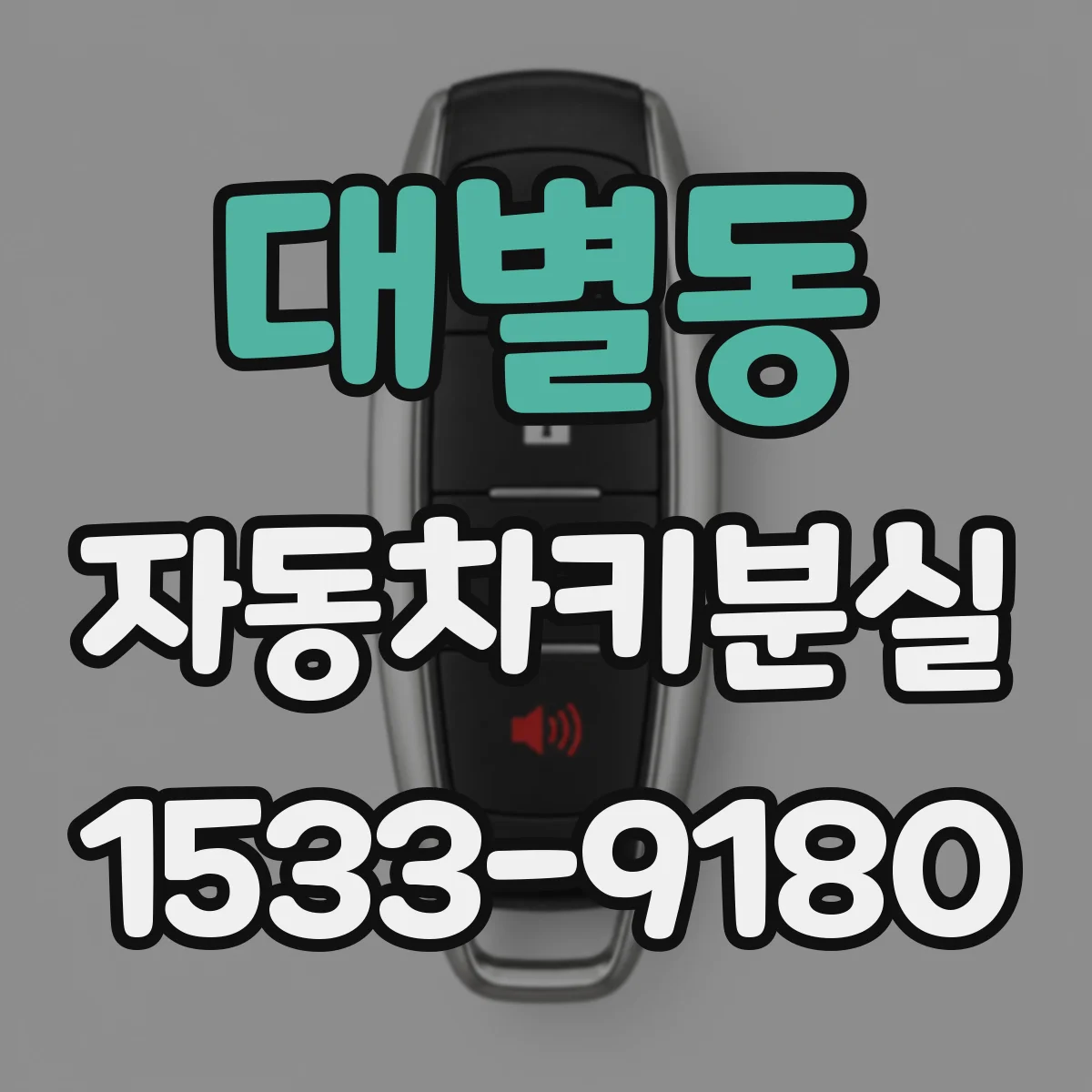 대별동 자동차키분실