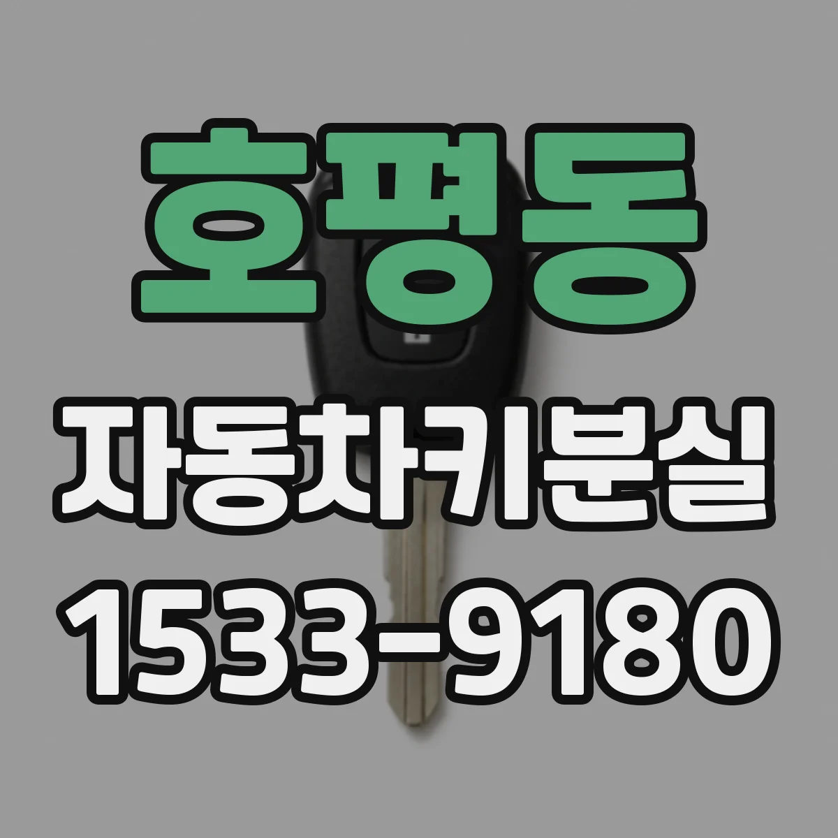 호평동 자동차키분실