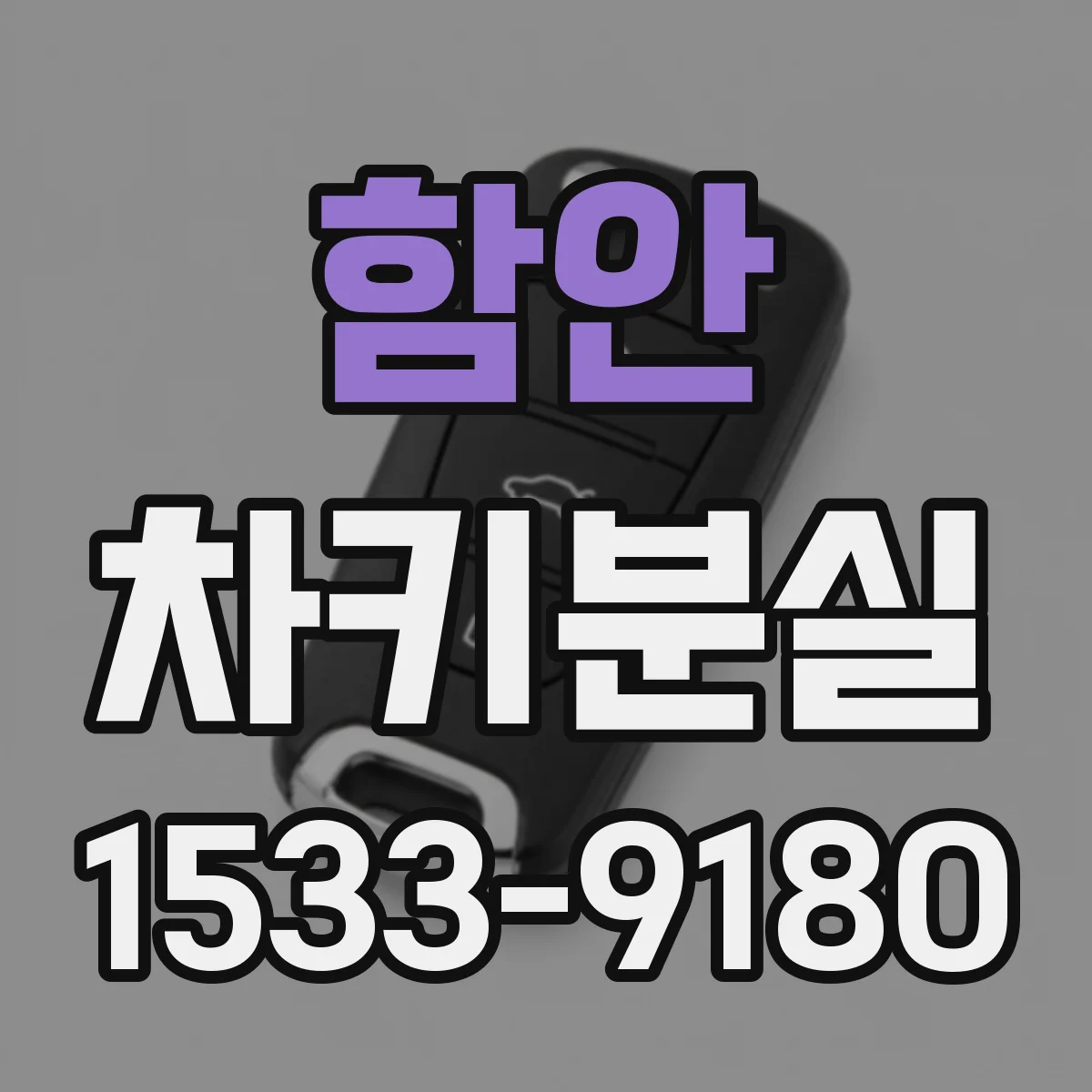 함안 차키분실