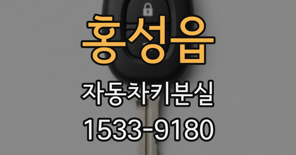 홍성읍 자동차키분실