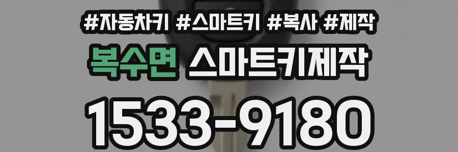 복수면 스마트키제작