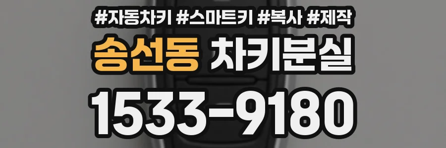 송선동 차키분실