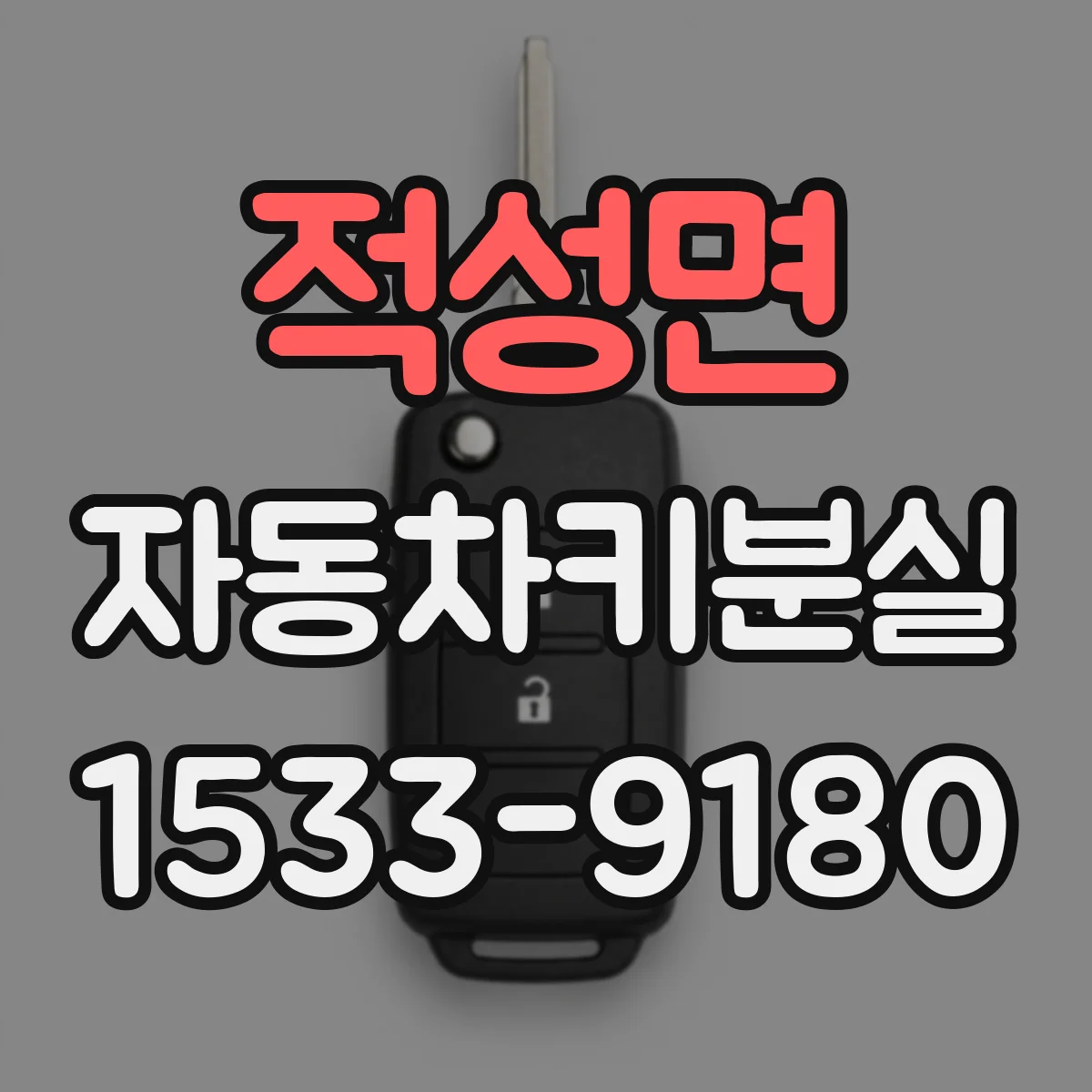 적성면 자동차키분실