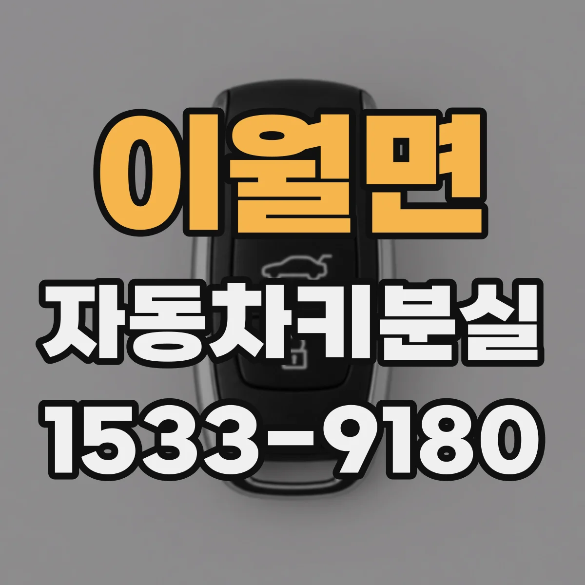 이월면 자동차키분실