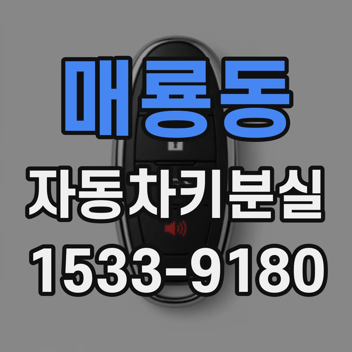매룡동 자동차키분실