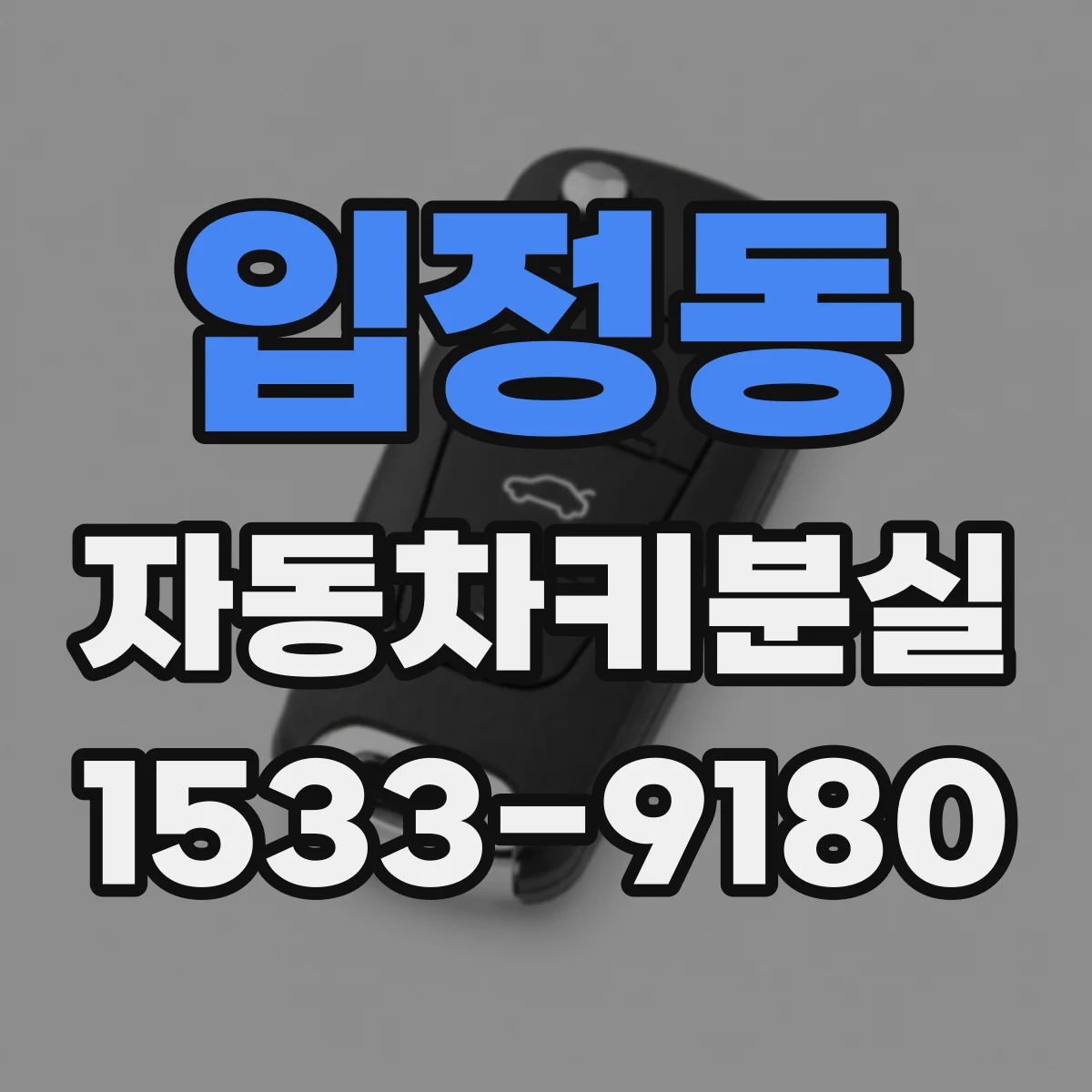 입정동 자동차키분실
