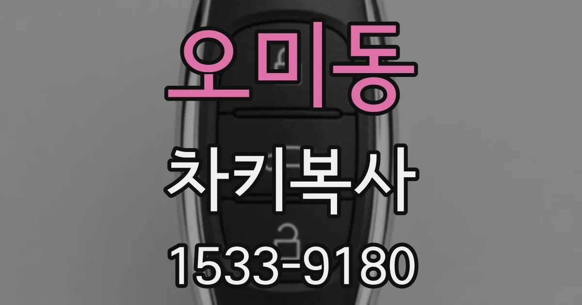 오미동 차키복사