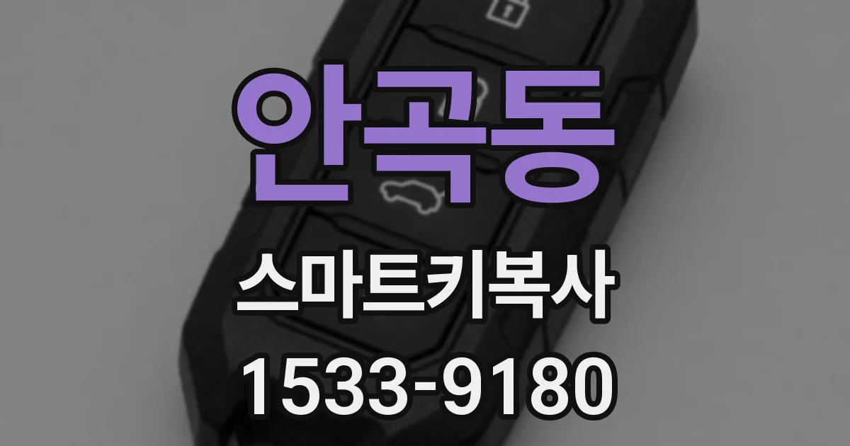안곡동 스마트키복사