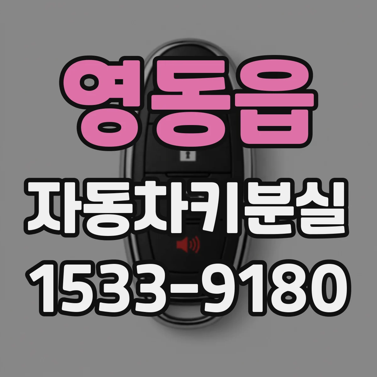 영동읍 자동차키분실
