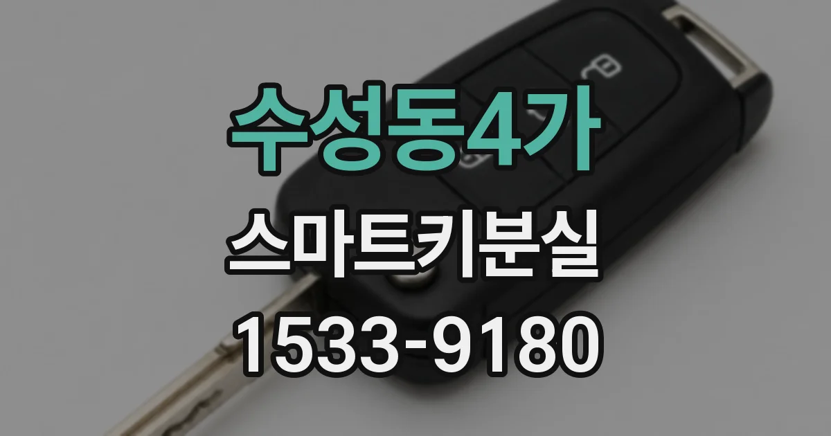 수성동4가 스마트키분실