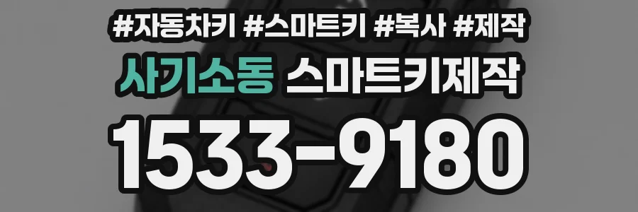 사기소동 스마트키제작