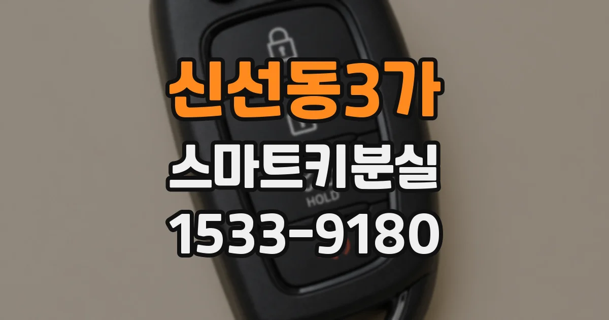 신선동3가 스마트키분실