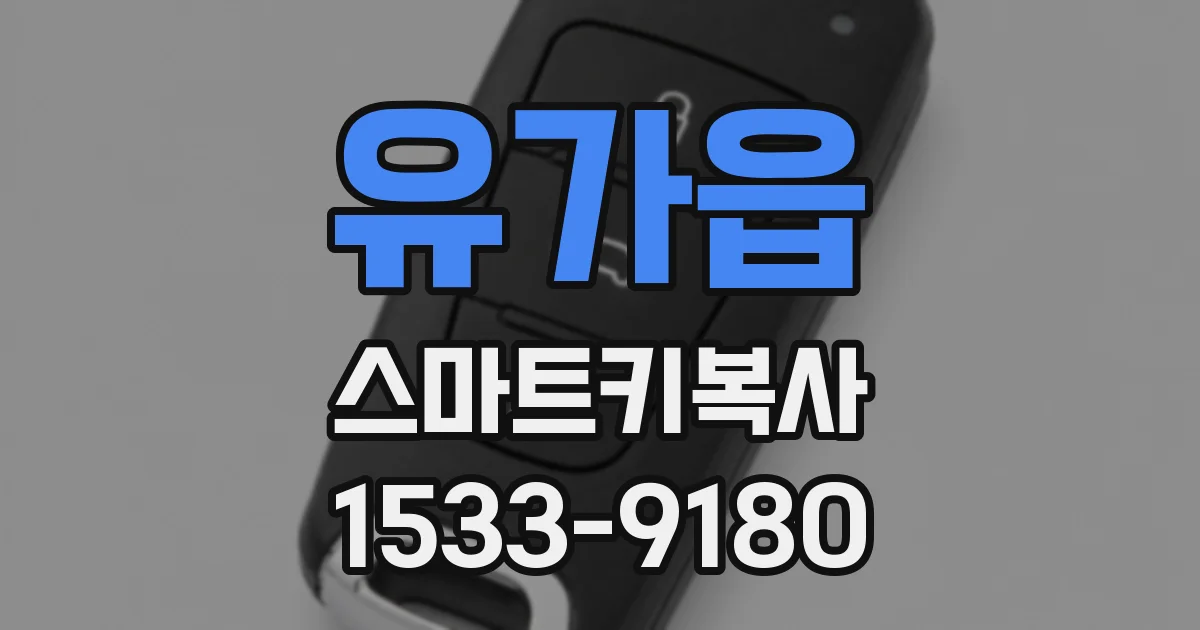 유가읍 스마트키복사