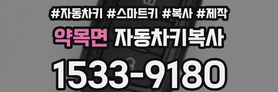약목면 자동차키복사
