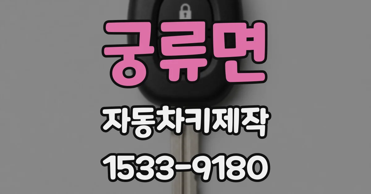 궁류면 자동차키제작