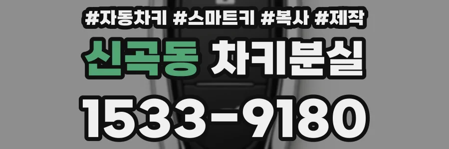신곡동 차키분실