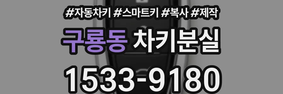 구룡동 차키분실