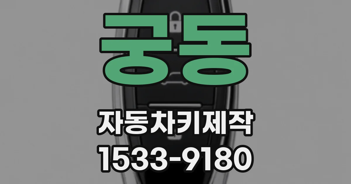 궁동 자동차키제작