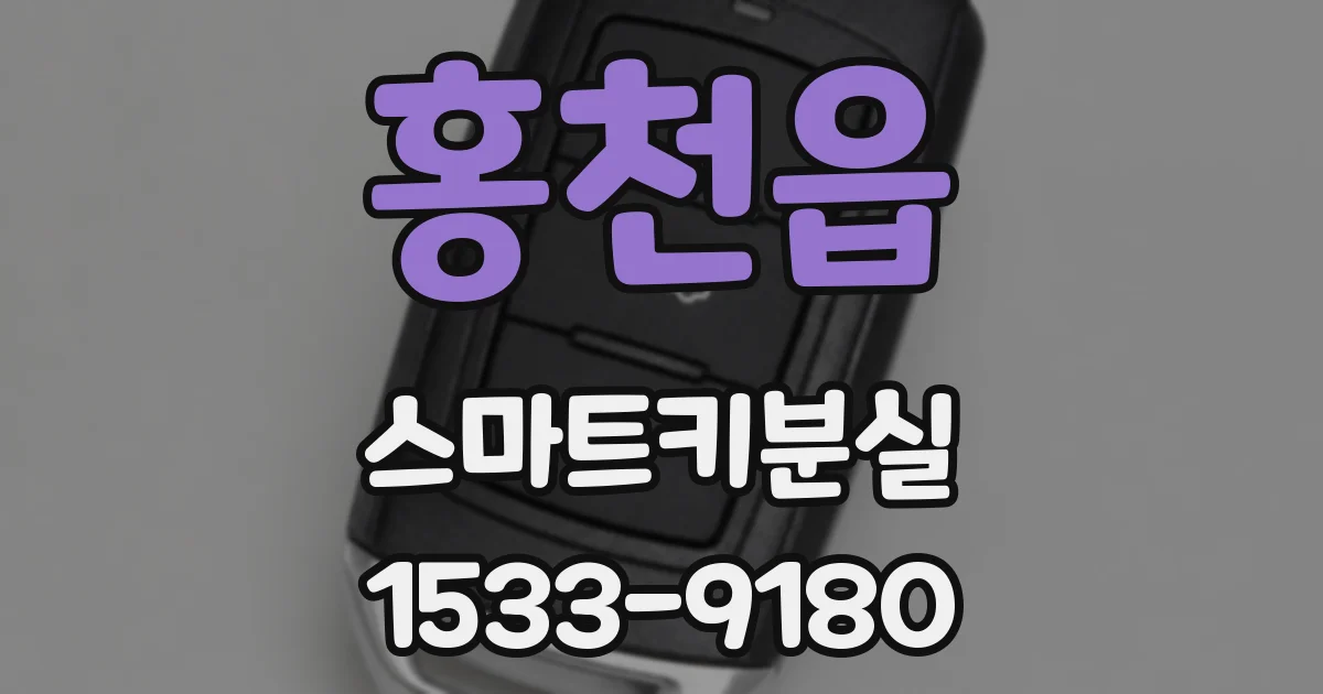 홍천읍 스마트키분실