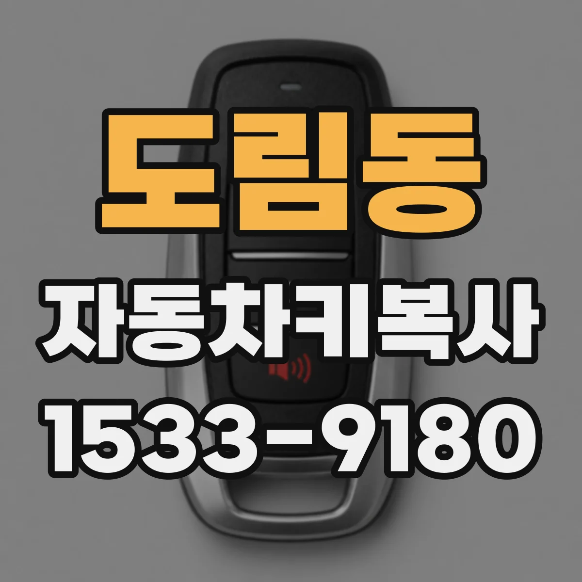도림동 자동차키복사