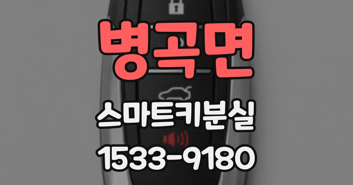 병곡면 스마트키분실