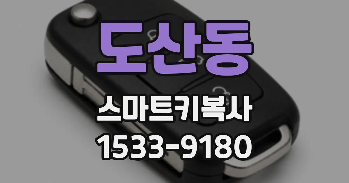 도산동 스마트키복사