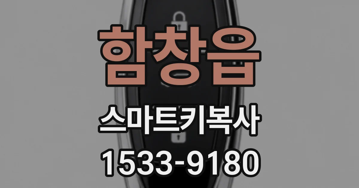 함창읍 스마트키복사