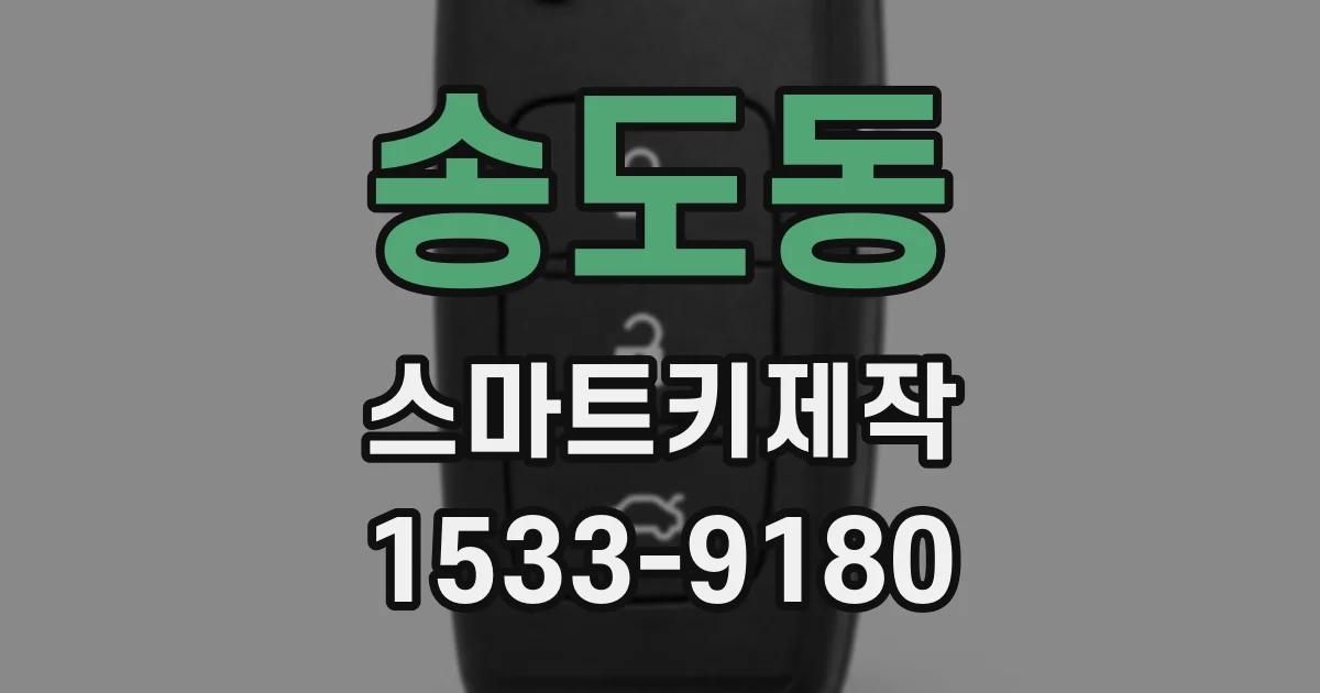 송도동 스마트키제작