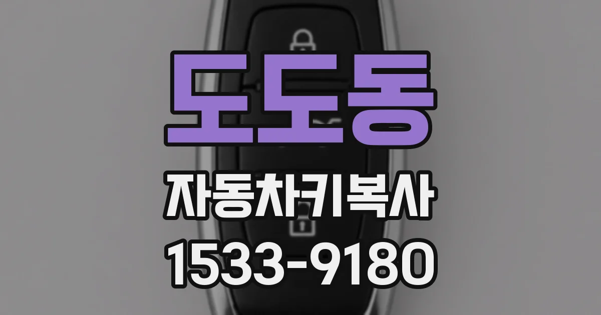 도도동 자동차키복사