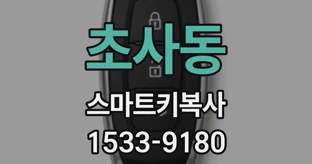 초사동 스마트키복사