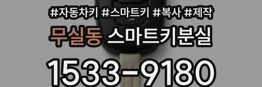 무실동 스마트키분실