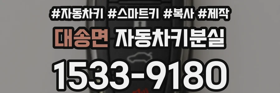 대송면 자동차키분실
