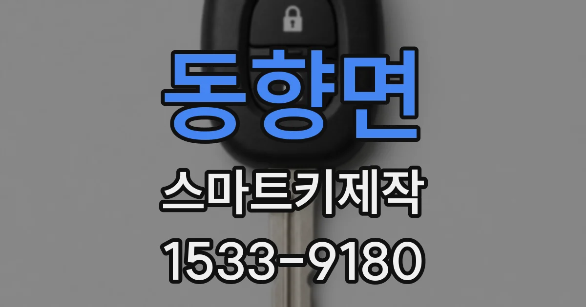 동향면 스마트키제작