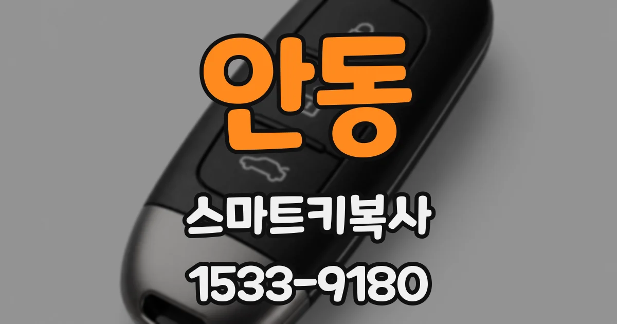 안동 스마트키복사