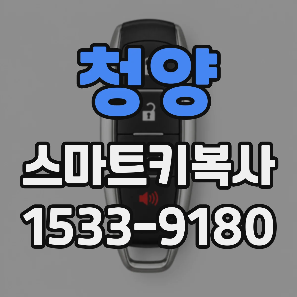 청양 스마트키복사