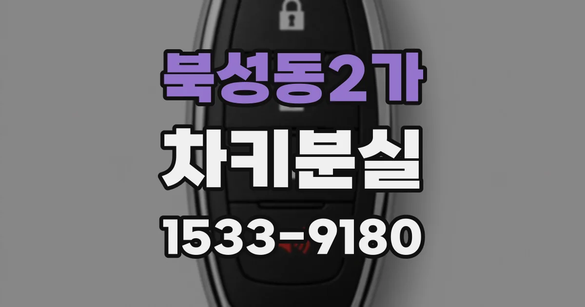 북성동2가 차키분실
