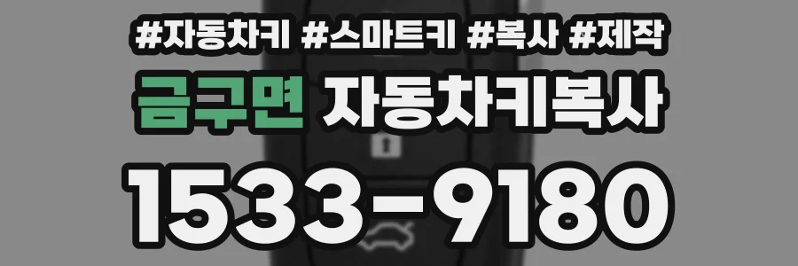 금구면 자동차키복사