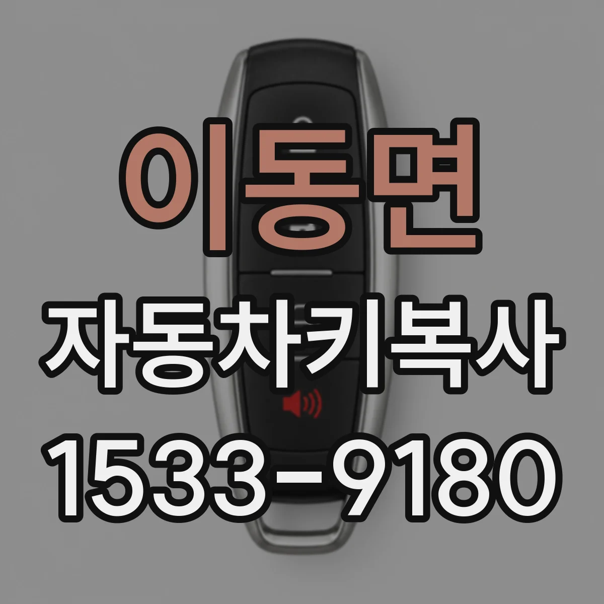 이동면 자동차키복사