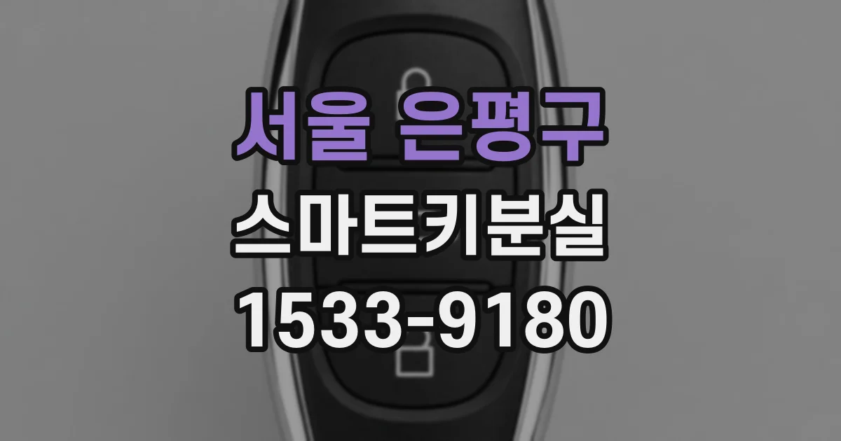 서울 은평구 스마트키분실