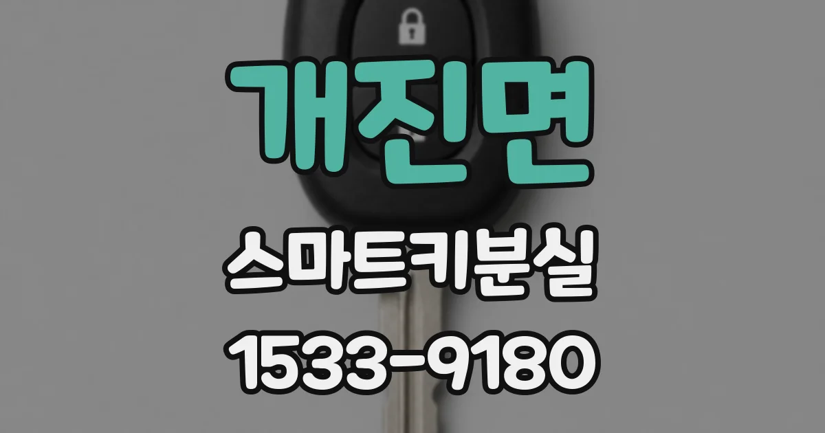 개진면 스마트키분실