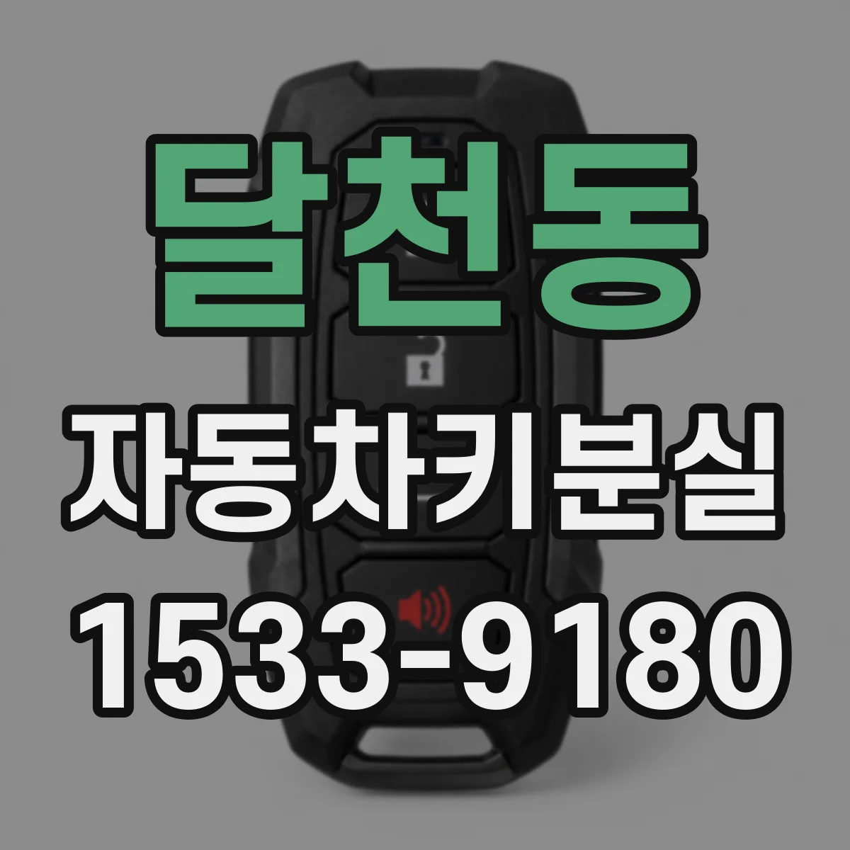 달천동 자동차키분실