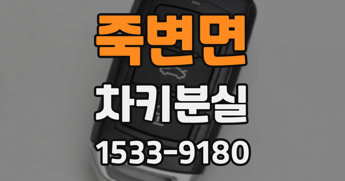 죽변면 차키분실