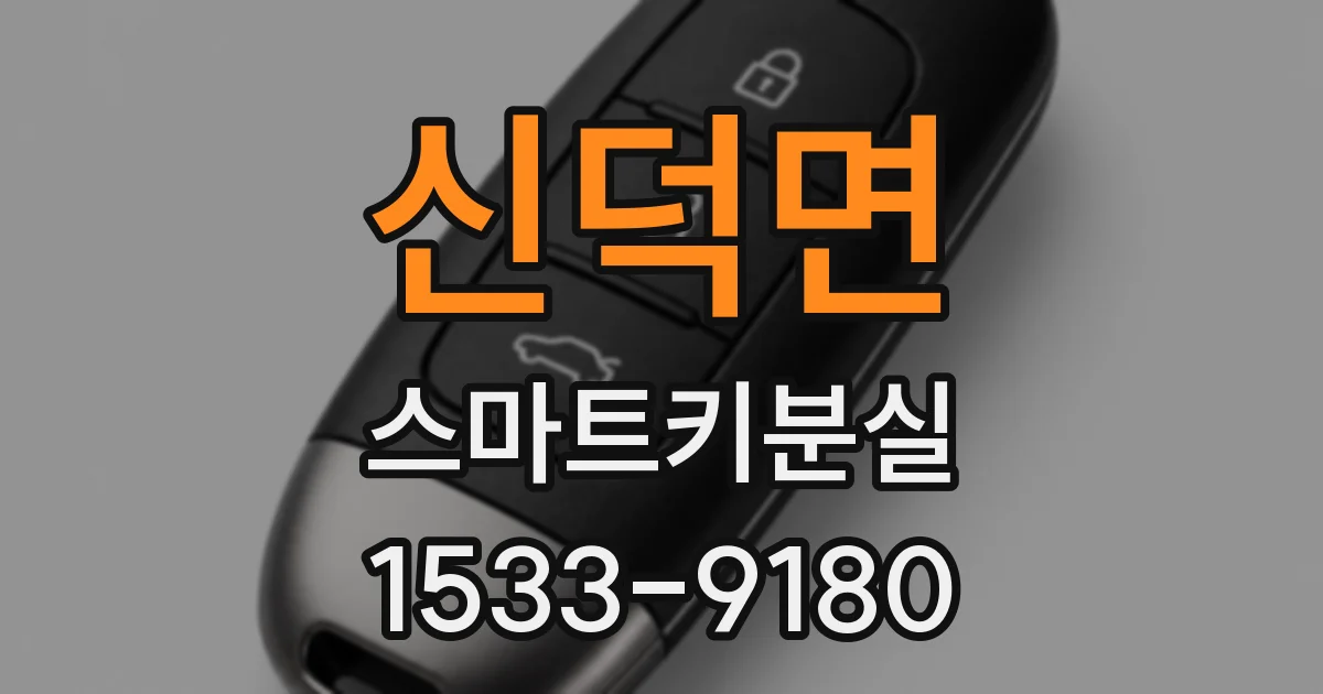 신덕면 스마트키분실