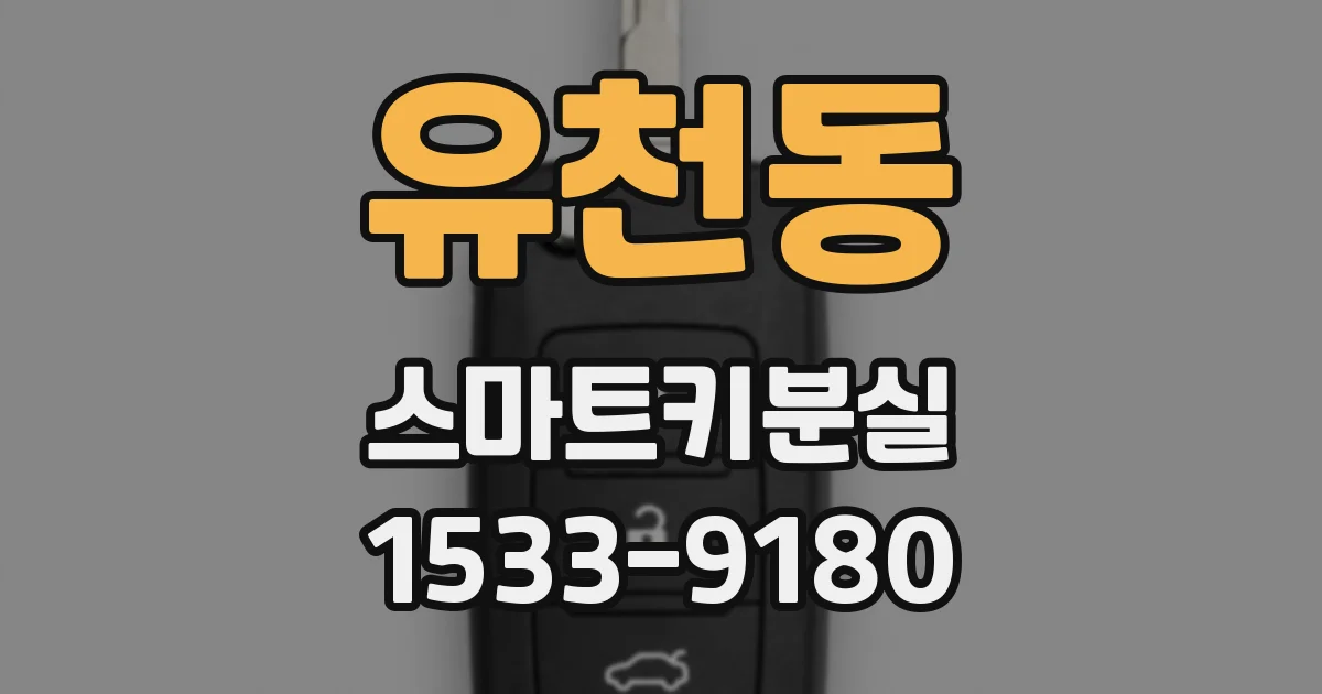 유천동 스마트키분실