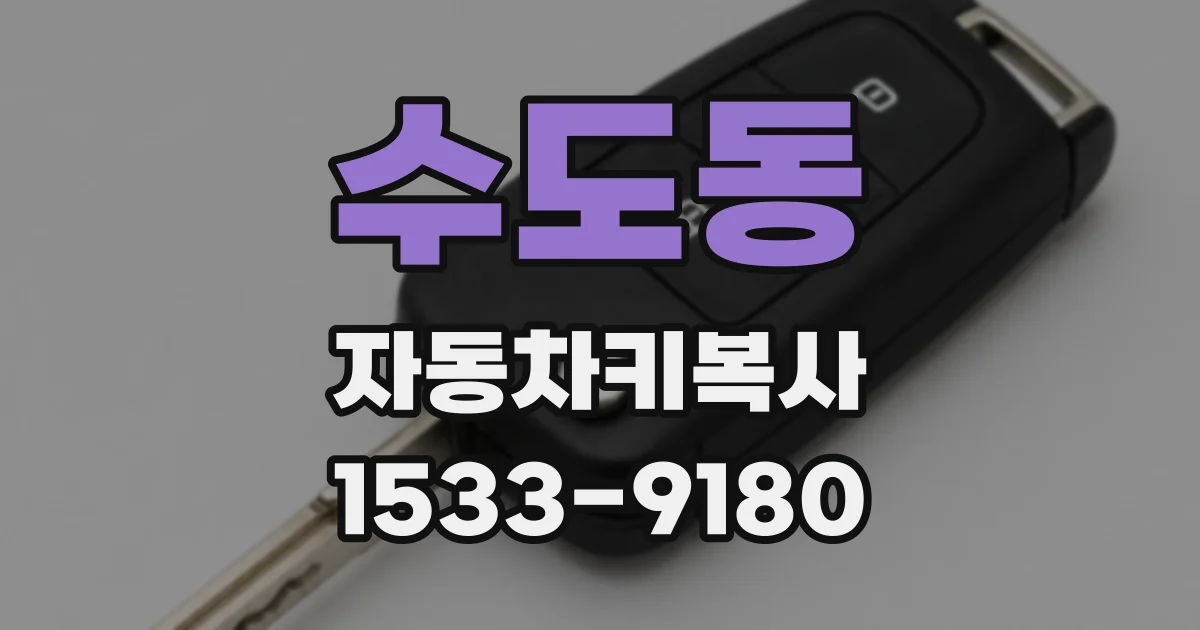 수도동 자동차키복사