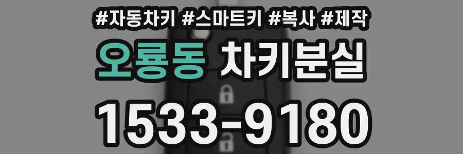 오룡동 차키분실