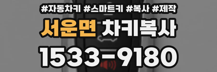 서운면 차키복사